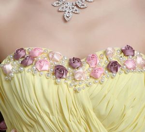 Floral Strapless Ballgown