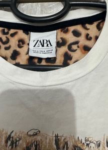 Zara Leopard Print Top