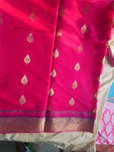 Pink saree