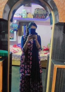 Aliya Pattern Garara With Short Frock