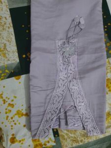 Elegant Lilac Embroidered Salwar Kameez