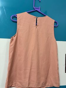 Peach Sleeveless Top