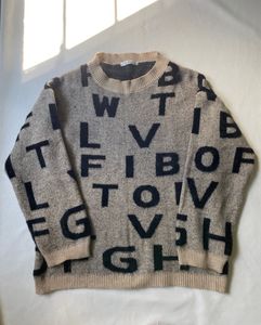 Letter Print Sweater