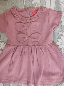Peach Girls Frock