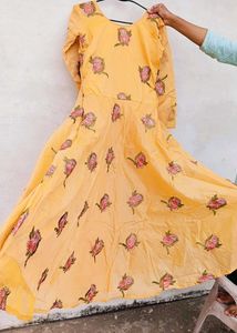 Floral Anarkali gown Set