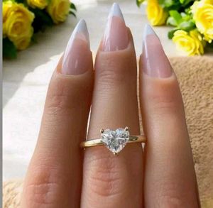 Heart stone Adjustable Ring