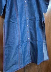 Denim Kurta