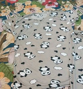 Panda Pajama Set