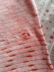 Coral Lace-Neck Top