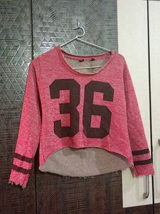 Pink Graphic Sweatshirt