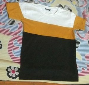 Color Block Short Sleeve Tee