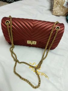 Quilted Chevron Crossbody Bag