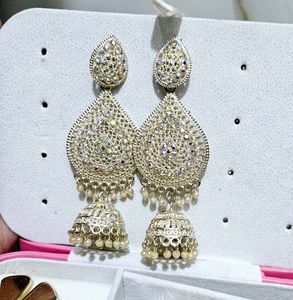 Elegant Silver Jhumka Earrings