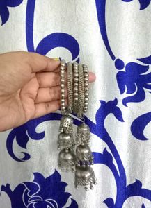 Silver Jhumka Bangles