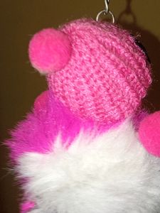 Pink And White Doll Keychainy💞