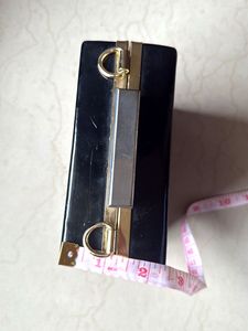 Vintage Black Box Clutch