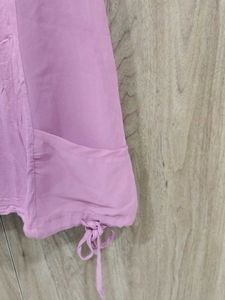 Benetton Pink Tank Top with Drawstring