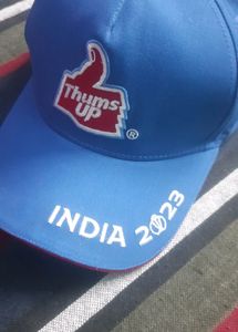 Let&#39;s cheer up for team India with cap