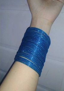 Blue Bangles Set, Size 2.4