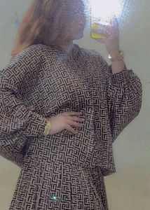 Dubai Style Co-ord Set Plazo And Shirt Styl