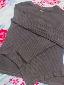 Stylish Black Long Sleeve Top