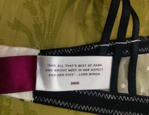 True&amp;Co.Black&amp;White Polka Dot/Lace Balconette Bra