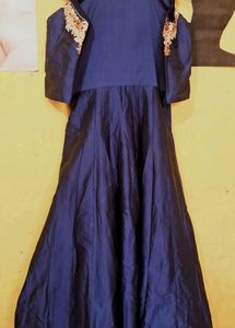 Elegant Blue Ethnic Gown😍🎉