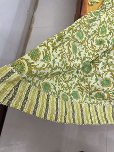 new Floral Print Anarkali Kurta