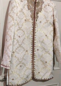 White Sherwani