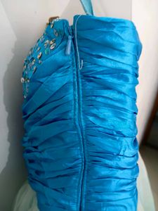 Blue Sequin Party Dress