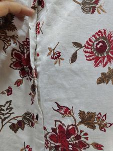 Floral Print Cotton Kurti