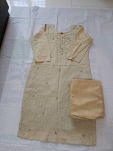 Party Wear Kurti Pant Set
