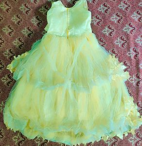 Yellow Flower Girl Dress