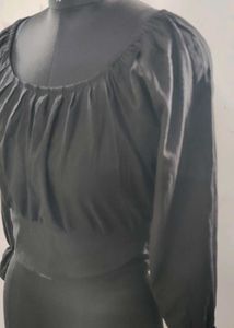 Black Please to Crop Top