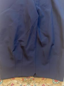 Zara - Navy Blue Straight Leg Trousers