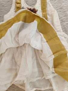 White Ethnic Frock (Girls)