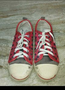 Cute Cherry Print Sneakers