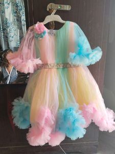 New Beautiful Multicolour Gown....🥰