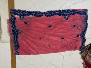 Pink &amp; Blue saree