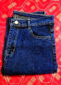 Dark Blue Denim Jeans