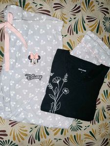 Night Pajama Black Tshirt
