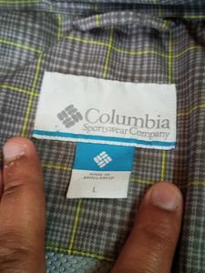 Columbia Plaid Windbreaker Jacket
