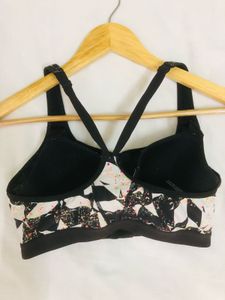 Victoria’s Secret Patterned Dual Zipper Sports Bra