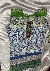 New Kurti With Attached Sleeves