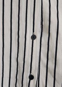 Black And White Stripes Top