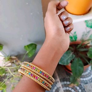 2.6 Size Multi Colour Bangles