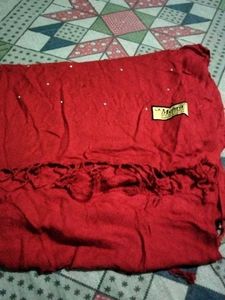 Red Embellished stole