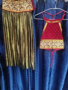 🎉❗SALE❗🎉Girls Lehnga (For 4 To 8 Years Old)