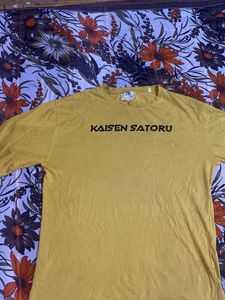 Yellow Graphic Print Tee