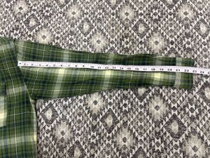 Green Plaid Flannel Shirt
